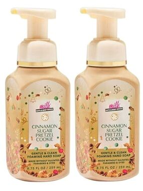 2x Milk bar CINNAMON SUGAR PRETZEL FOAMING HAND SOAP